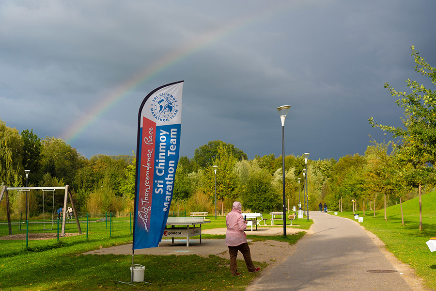 A rainbow over the course (photo Vaibhava)